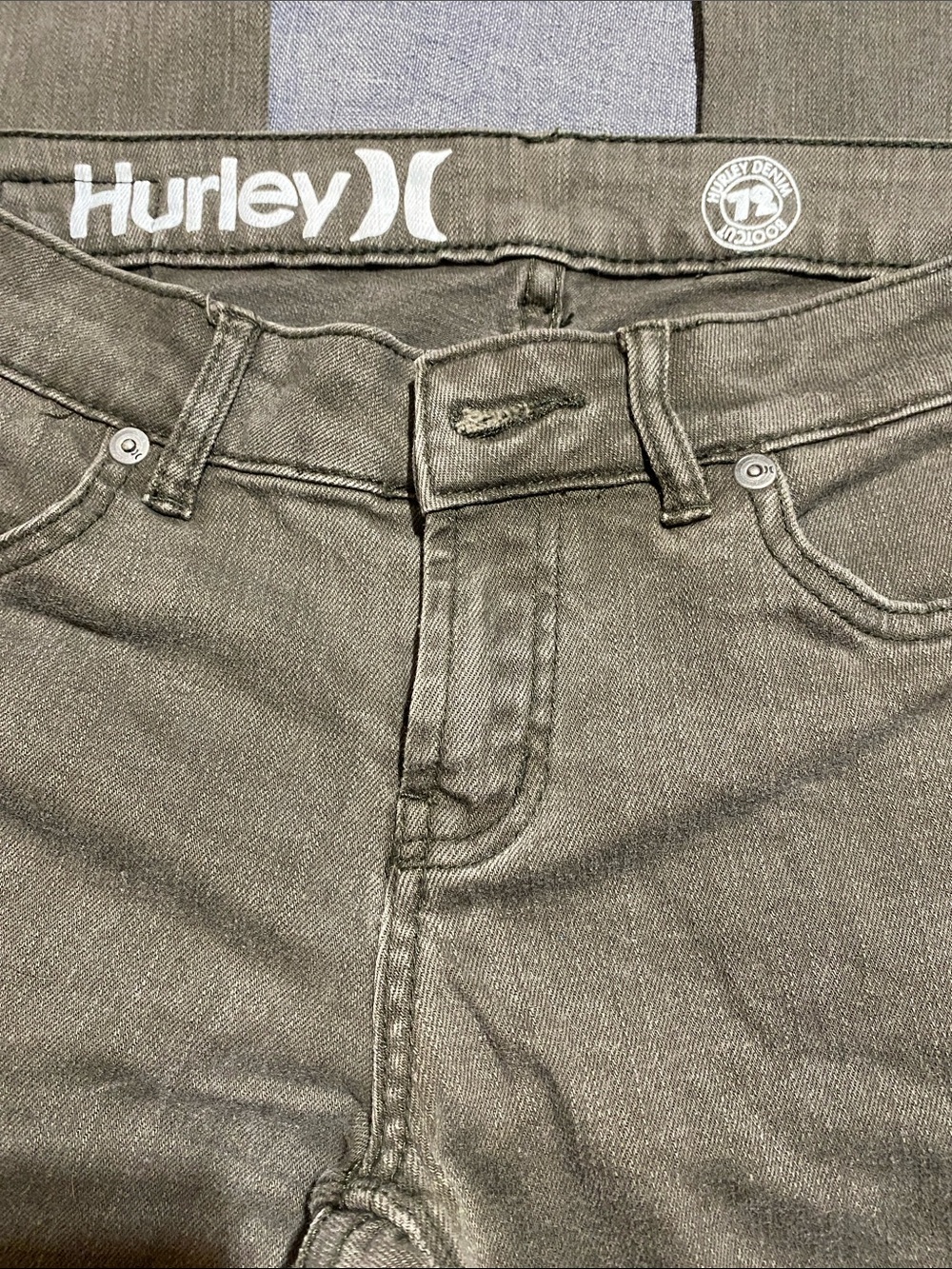 Hurley Men's Olive/Taupe Slim Jeans